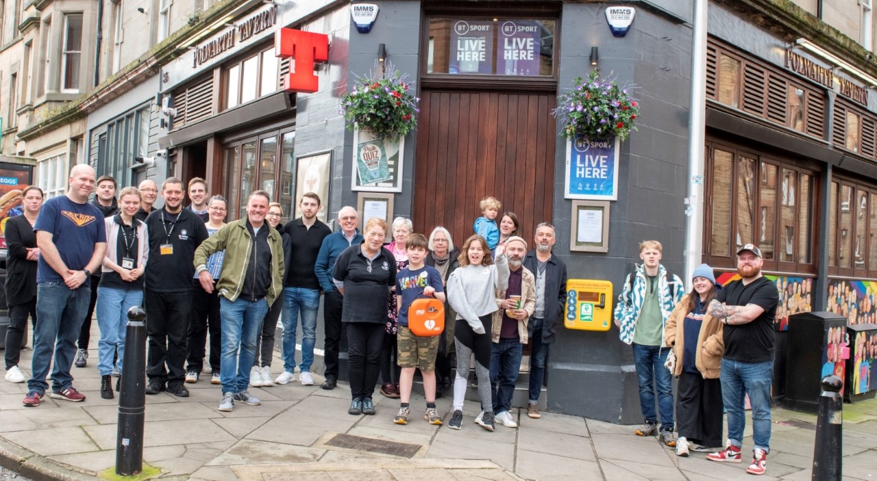 Defibrillator Placed at Polwarth Tavern in Memory of Publican St John
